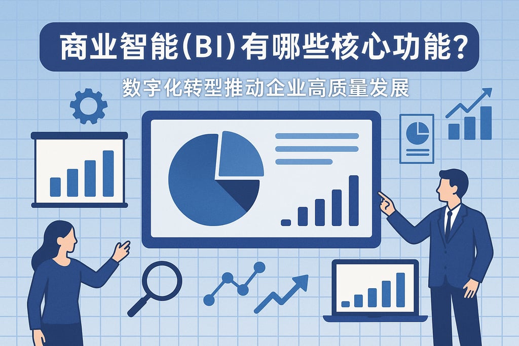 商业智能BI有哪些核心功能？数字化转型推动企业高质量发展"
